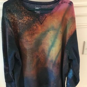 "LAVA LAMP" Hand Dyed NEW Just My Size Sweatshirt Fleece Top JMS 4X 26W-28W